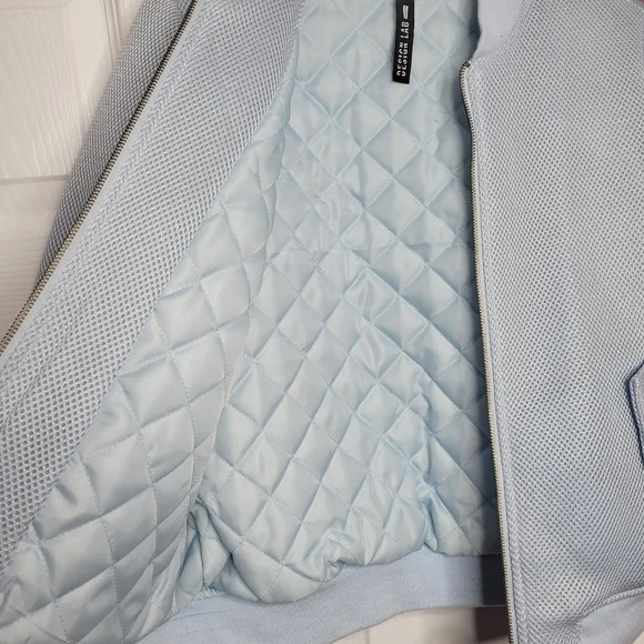 Light blue Bomber Jacket - Picture 2 of 3